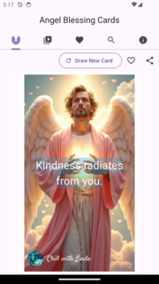 angel blessing cards screenshot